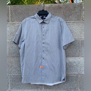 Ted Baker London Button Up Shirt Short Sleeve Geometric Bubble AOP Mens 6 XXL